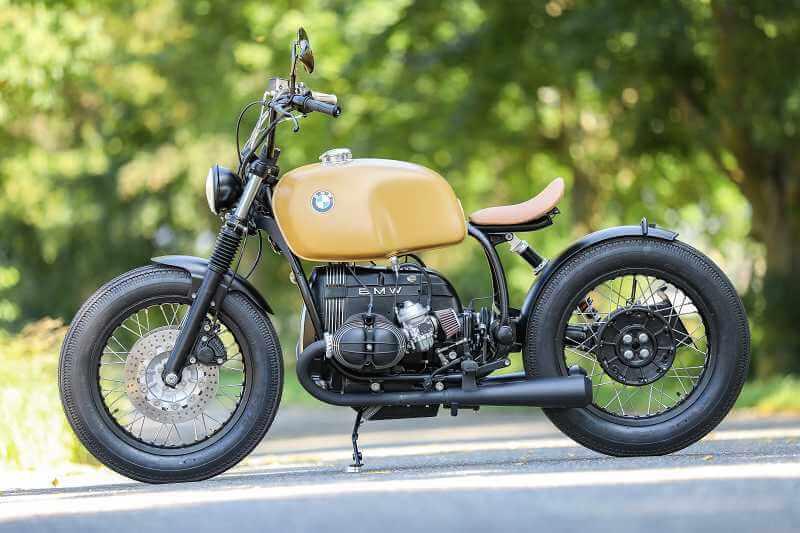 Concept moto BMW Bobber SE Old School beige