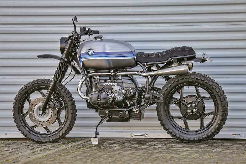 BMW Scrambler SE Concept Bike Dirtbike Edition Bleu Argent #3