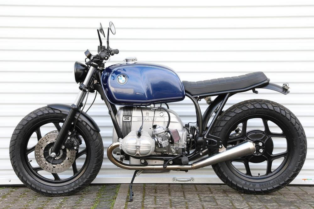 BMW Roadster Concept Bike Base Long Bleu