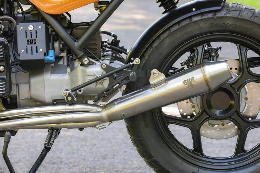 BMW K100用スリップオンマフラー（ABE認証付） - Sport Evolution