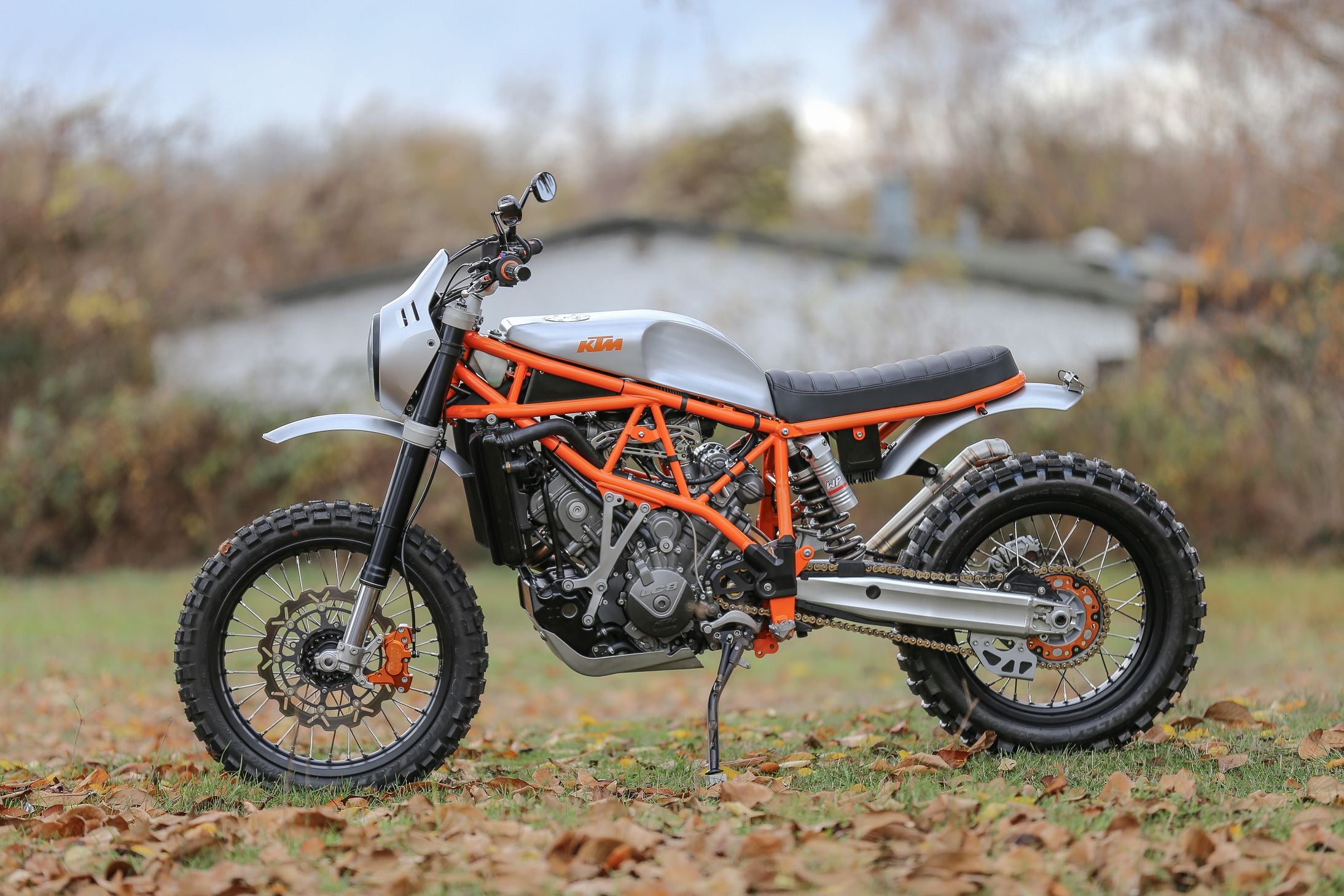 KTM 950 Scrambler individueller Motorrad-Umbau