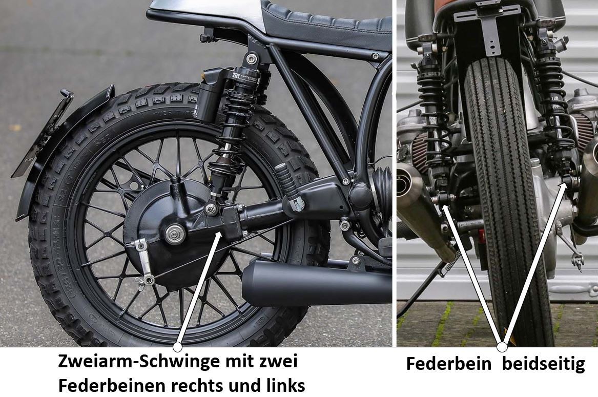 Unterschiede BMW 2-Ventiler Paralever Monolever Twinshock