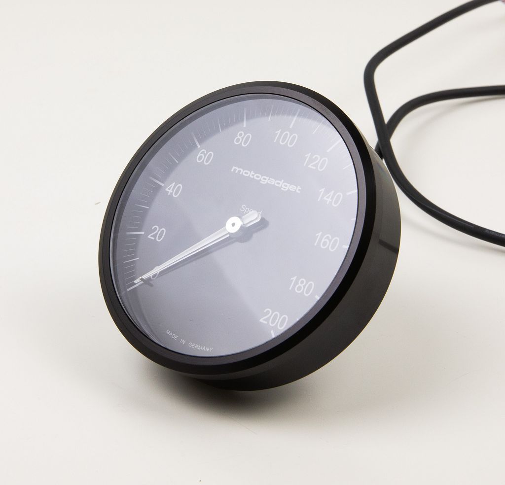 Motogadget chronoclassic 2 speedo, schwarz