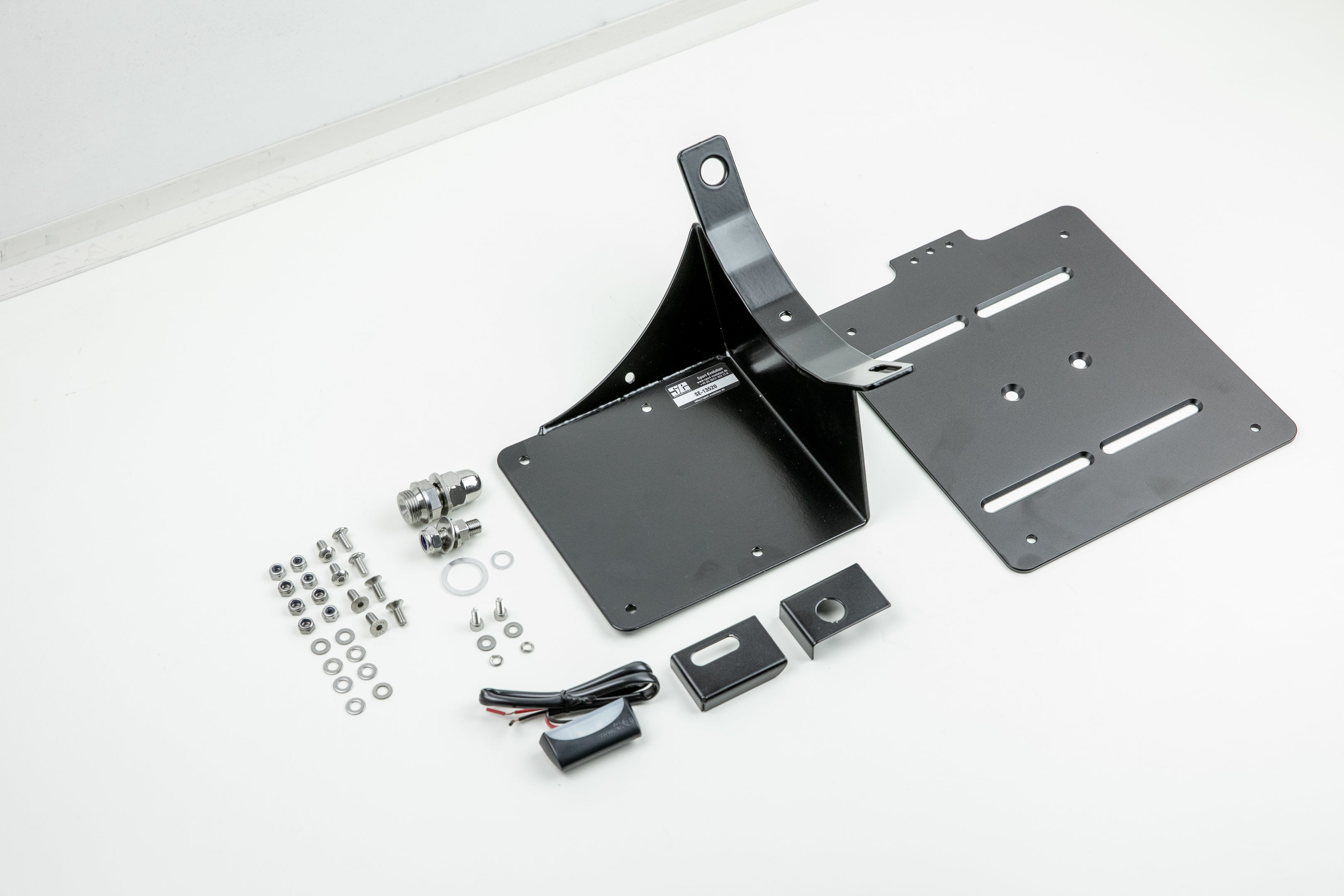 BMW R65 R80 R100 Monolever Twinshock Kennzeichenträger seitlich mit TÜV Gutachten