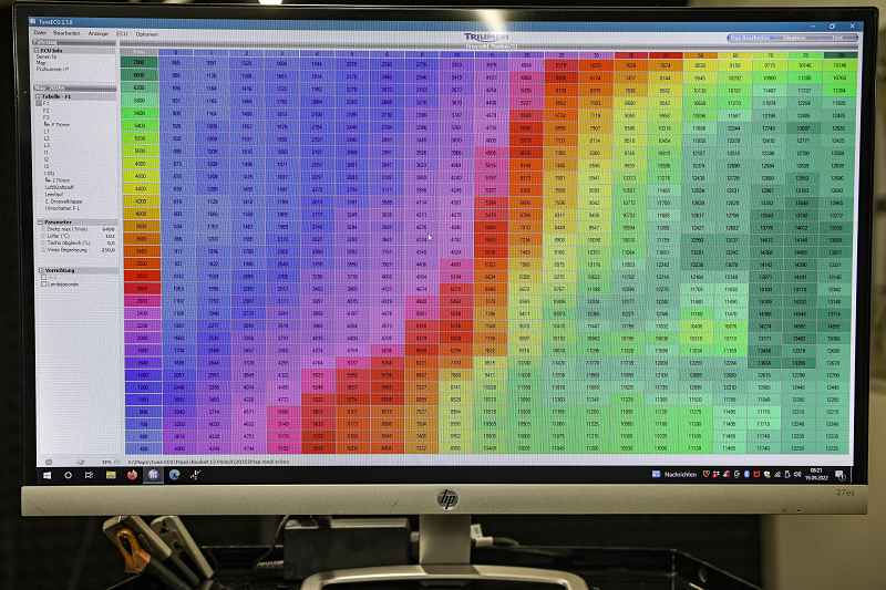 2-Zylinder mit Tune ECU (Windows) Mapping erstellen