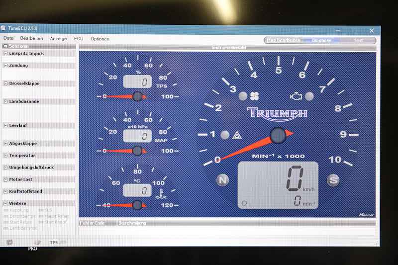 3-Zylinder mit Tune ECU (Windows) Mapping erstellen