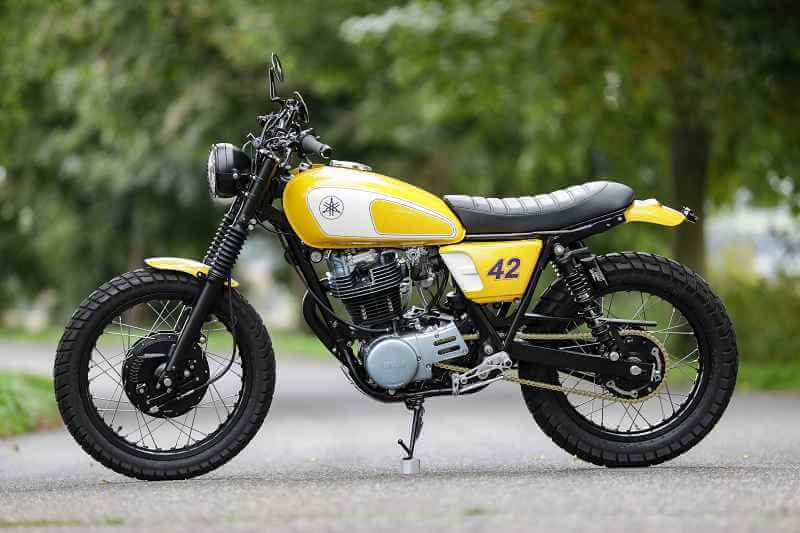 Yamaha SR 500 conversion including complete restoration