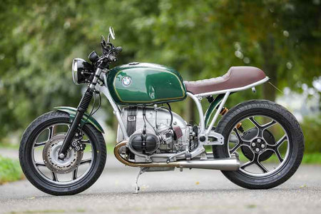BMW Cafe Racer SE Concept Bike Classic Silver Green