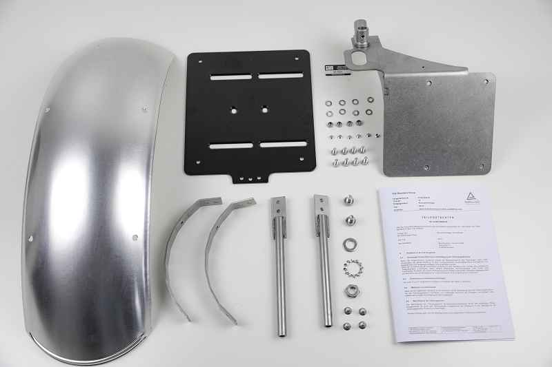 BMW Paralever Bobber Schutzblech Kennzeichenhalter Kit mit TÜV Gutachten