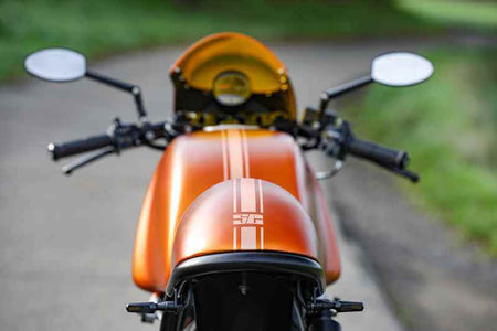 BMW Cafe Racer SE Concept Bike beaming orange