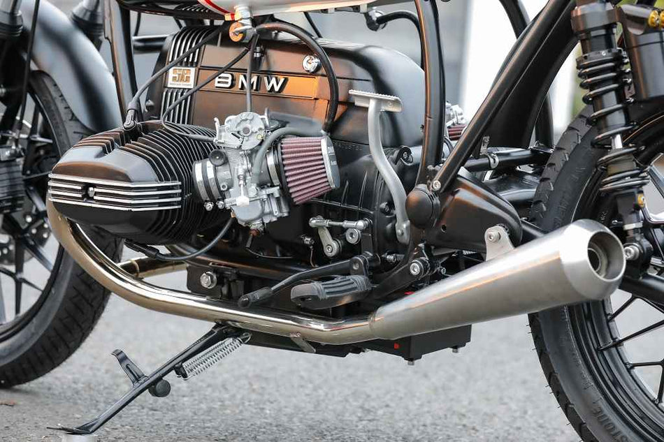 BMW R75 R80 R90 R100 Twinshock 2-2 Auspuff slip on mit ABE