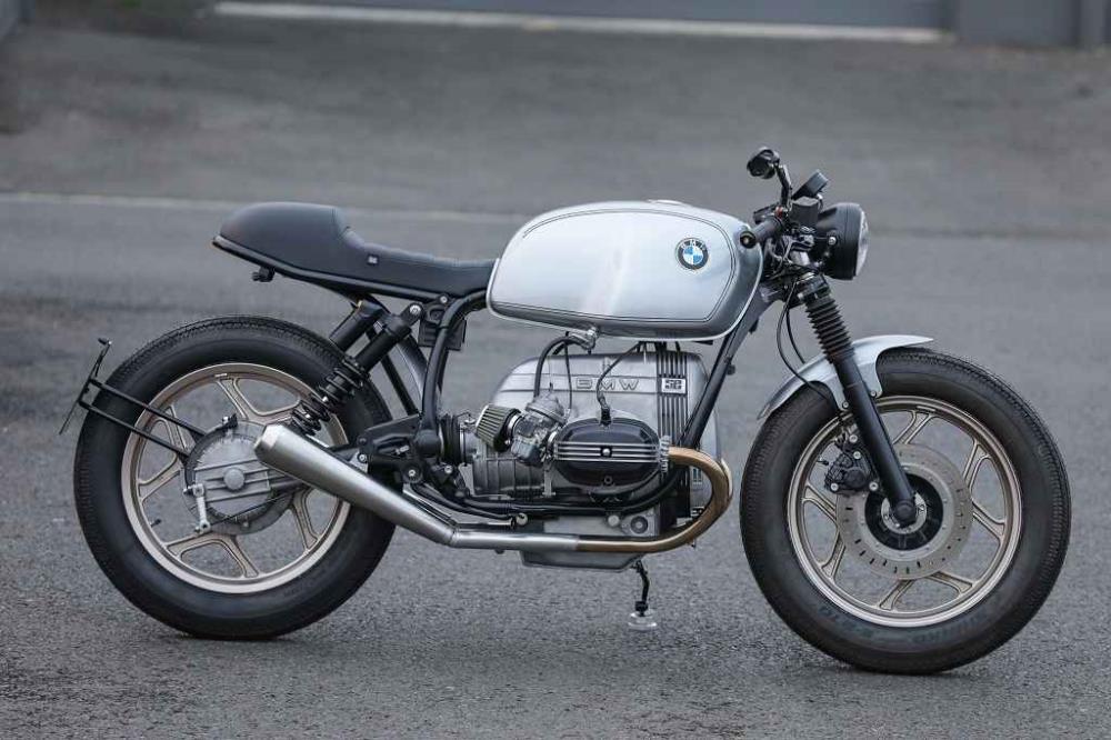 BMW Cafe Racer Concept Bike Special Silver