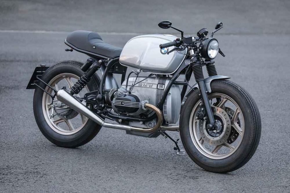BMW Cafe Racer Concept Bike Special Silver