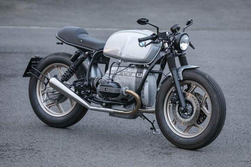 BMW Cafe Racer Concept Bike Special Silver