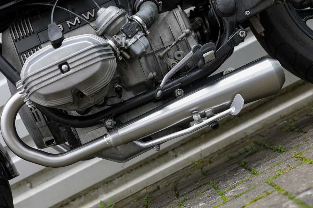 BMW R65 Monolever Bobber Short 2-2 Komplettanlage mit ABE