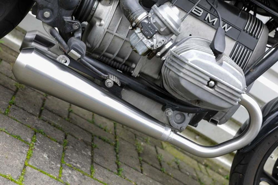 BMW R65 Monolever Bobber Short 2-2 Komplettanlage mit ABE