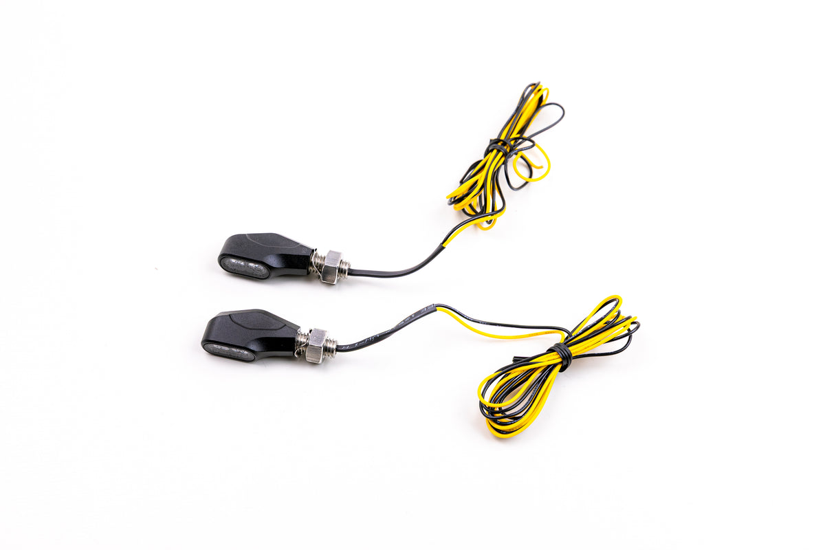 LED Motorradblinker mit Aluminiumgehäuse,  E-geprüft