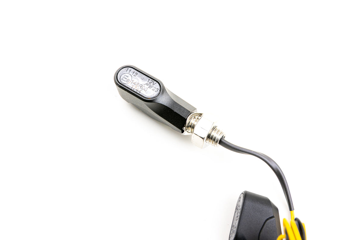 LED Motorradblinker mit Aluminiumgehäuse,  E-geprüft