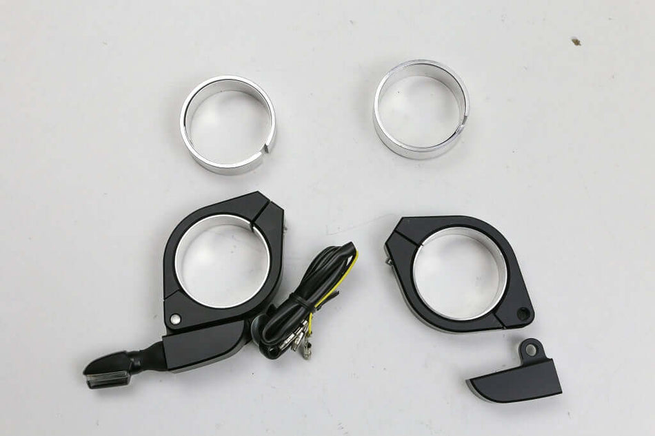Blinkerhalter Set für Gabelrohre 38-41mm