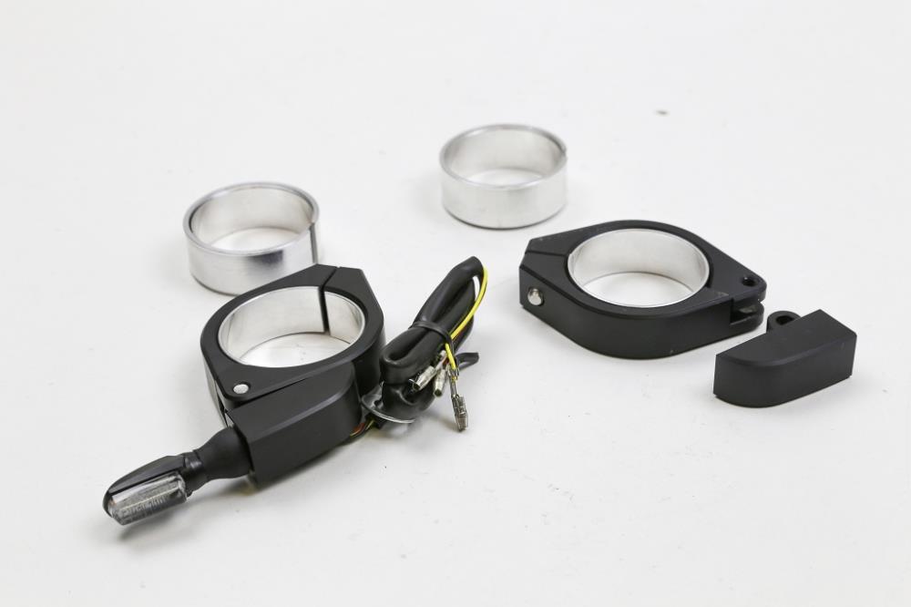 Blinkerhalter Set für Gabelrohre 35-37mm