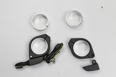 Blinkerhalter Set für Gabelrohre 35-37mm