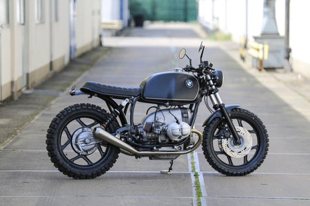 BMW R65 R80 R100 Monolever 2-2 Auspuffanlage hochgelegt mit ABE