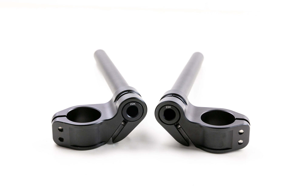 Cafe Racer Stummellenker gekröpft mit 36mm Klemmschellen