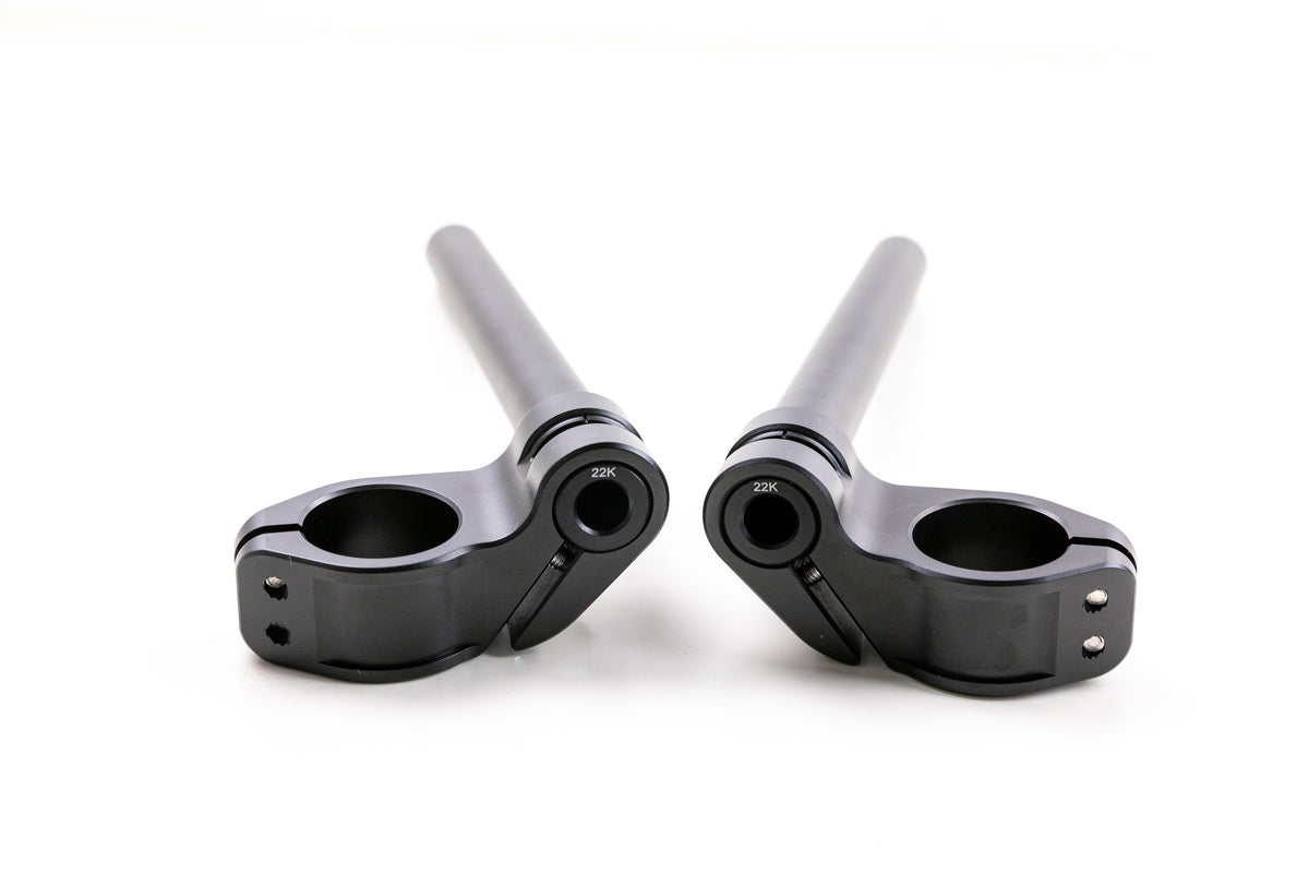 Cafe Racer Stummellenker gekröpft mit 41mm Klemmschellen