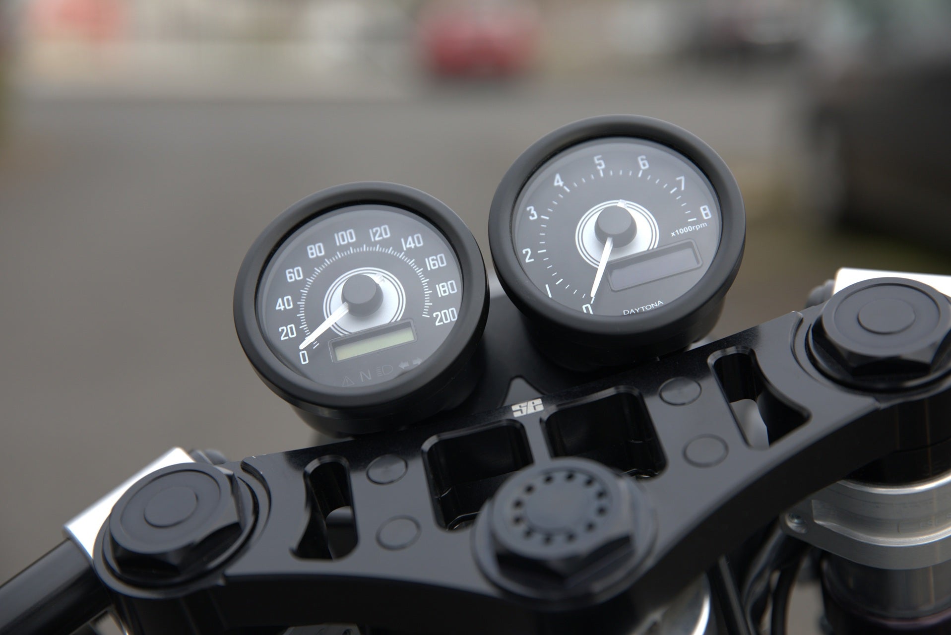Daytona Velona 60 Tachometer 200Km/h ,schwarz
