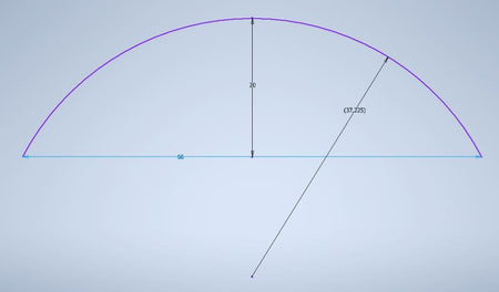 Aluminium Heckfender Länge über Rücken 800mm, Breite 145mm