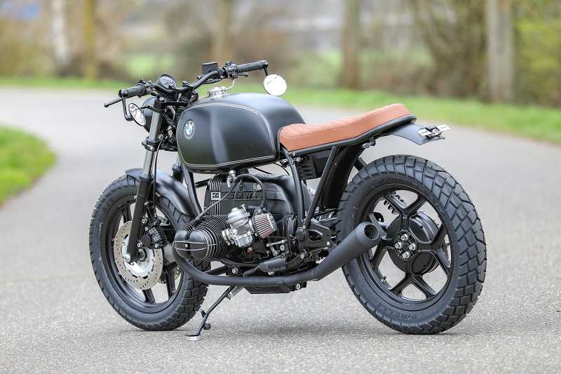 BMW R65 R80 R100 Monolever 2-1 Auspuff slip on hoch mit ABE
