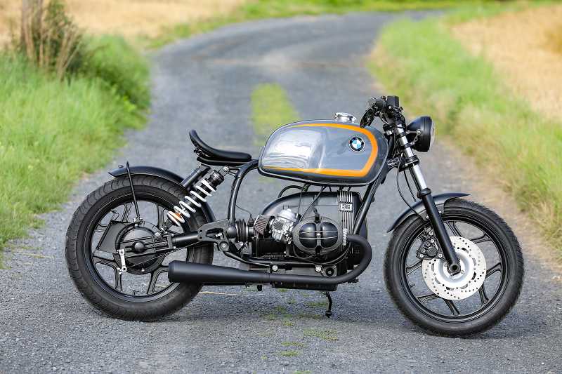 BMW Bobber SE Concept Bike Performance Edition gray orange