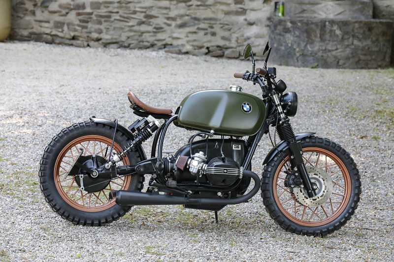 BMW Bobber SE Concept Bike Twinshock green Edition