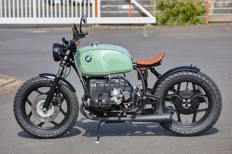 BMW Bobber SE Concept Bike light green