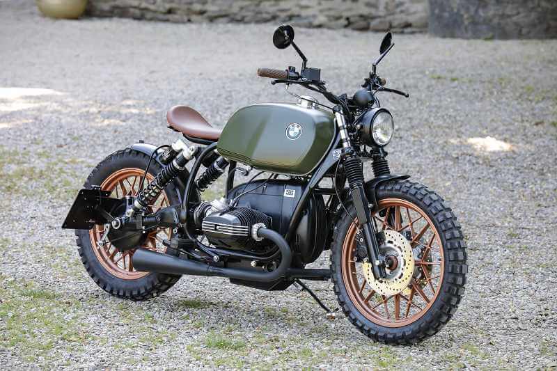 BMW Bobber SE Concept Bike Twinshock green Edition