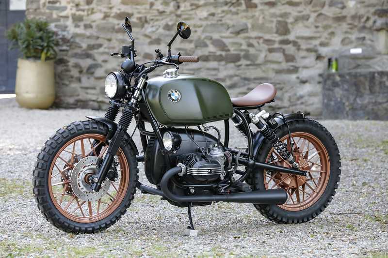 BMW Bobber SE Concept Bike Twinshock green Edition