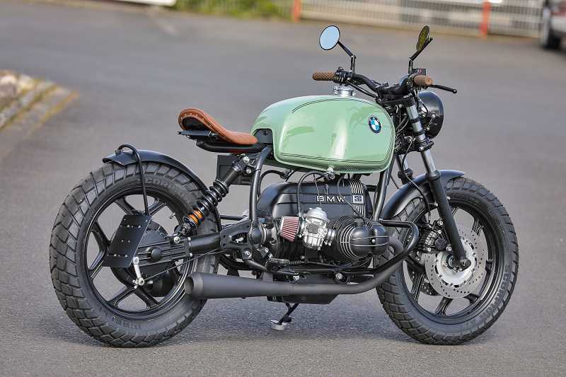 BMW Bobber SE Concept Bike light green