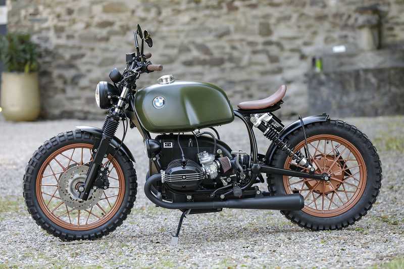 BMW Bobber SE Concept Bike Twinshock green Edition