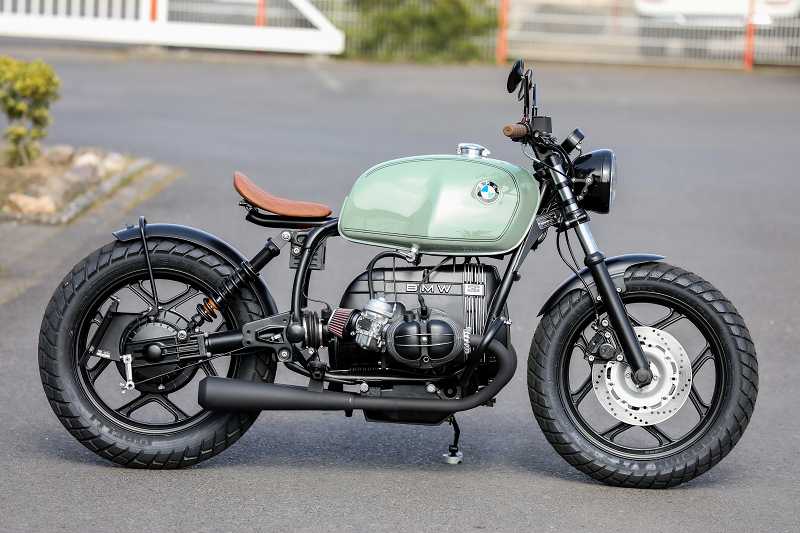 BMW Bobber SE Concept Bike light green