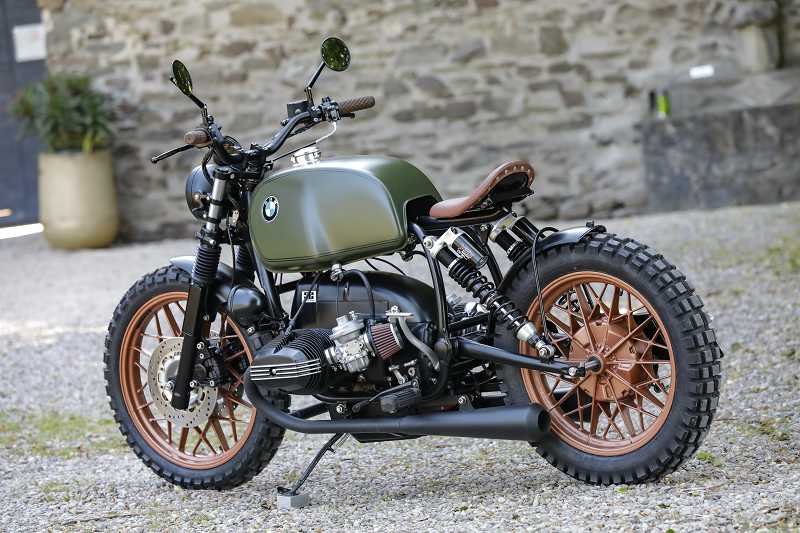 BMW Bobber SE Concept Bike Twinshock green Edition