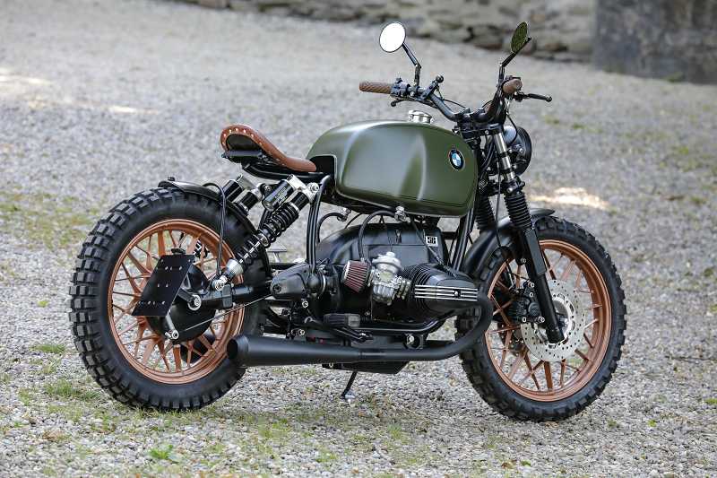 BMW Bobber SE Concept Bike Twinshock green Edition