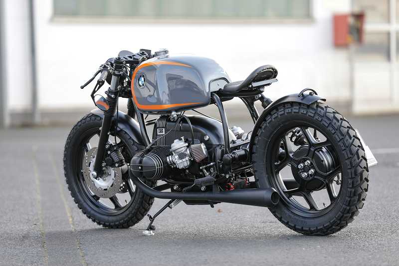 BMW Bobber SE Concept Bike Racer Edition gray orange #3