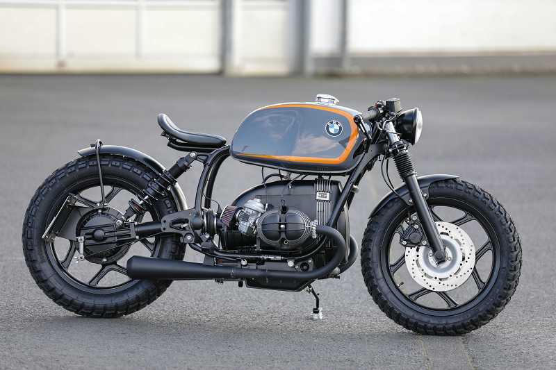 BMW Bobber SE Concept Bike Racer Edition gray orange #3
