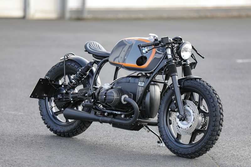 BMW Bobber SE Concept Bike Racer Edition gray orange #3