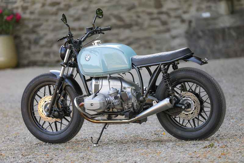 BMW R75 R80 R90 R100 ツインショック用 2-2 スリップオンマフラー ABE