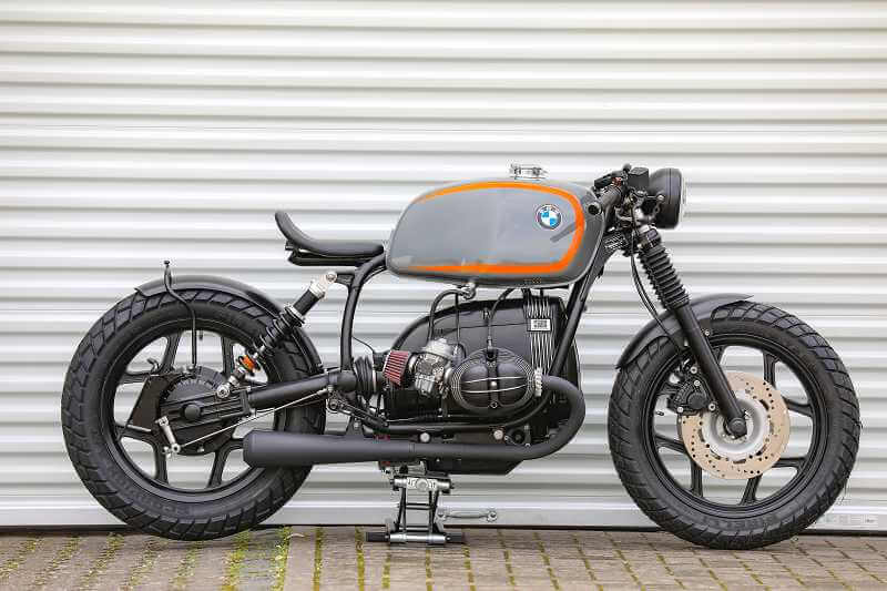 BMW Bobber SE Concept Bike Racer Edition gray orange
