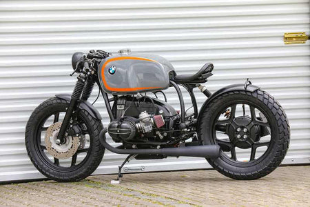 BMW Bobber SE Concept Bike Racer Edition gray orange