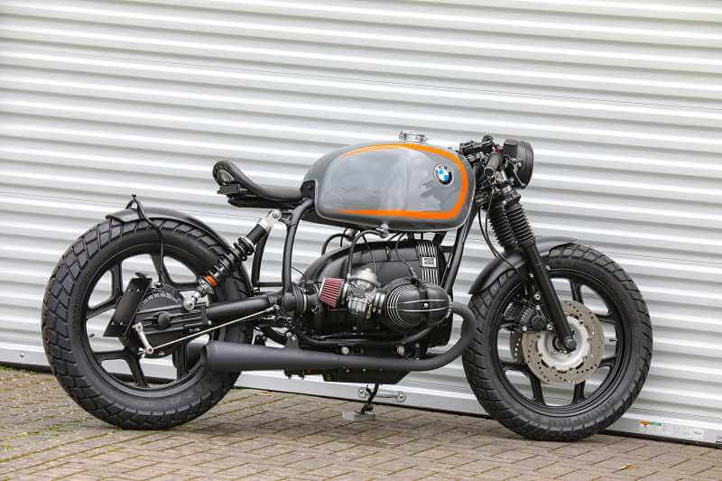 BMW Bobber SE Concept Bike Racer Edition gray orange