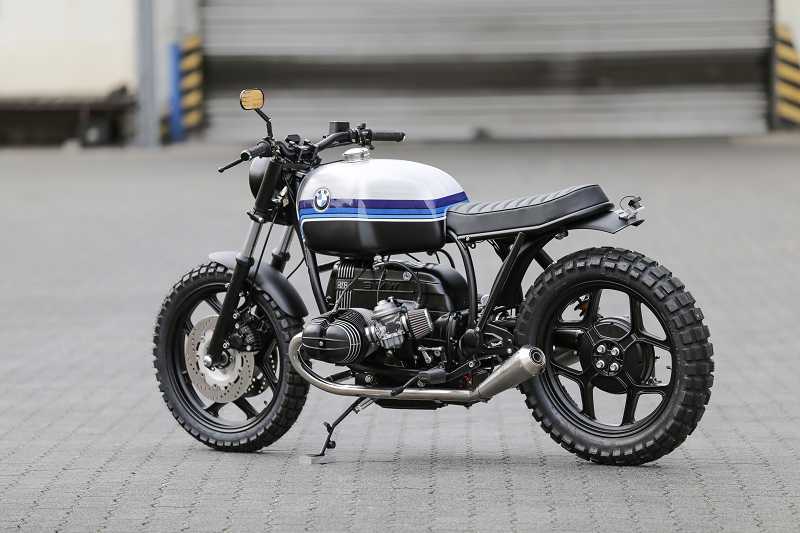 BMW Scrambler SE Concept Bike Special Edition Bue Silver #1