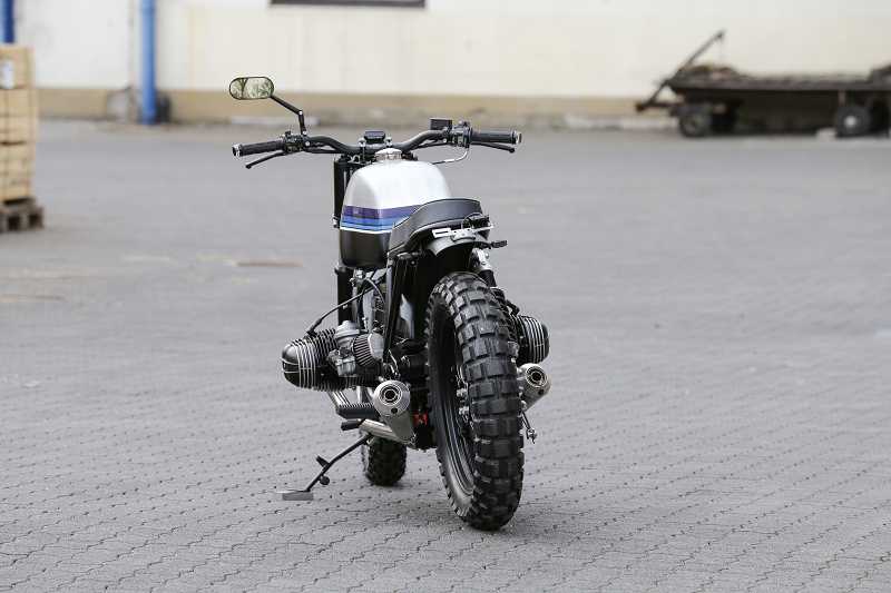 BMW Scrambler SE Concept Bike Special Edition Bue Silver #1